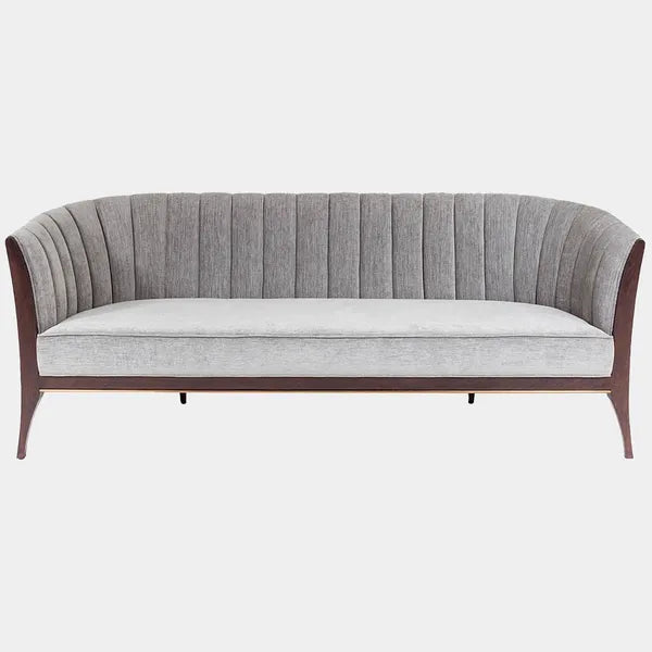 Connor Channel Back Sofa, Silversmith