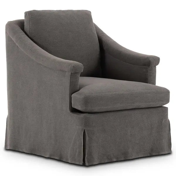 Joplin Swivel Chair, Broadway Denim by Four Hands