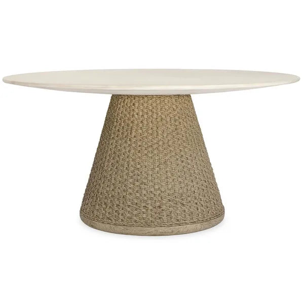 Cardoso Outdoor Dining Table, Cream