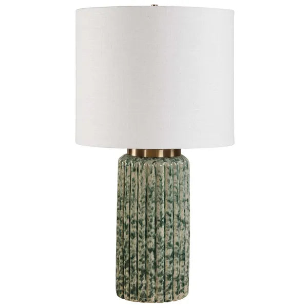 Hensley Table Lamp, Moss Ivory