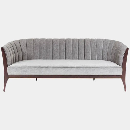 Connor Channel Back Sofa, Silversmith