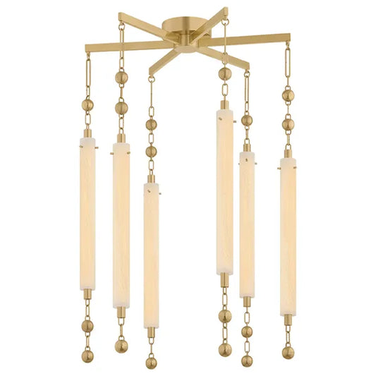 Parigi Chandelier, Vintage Brass