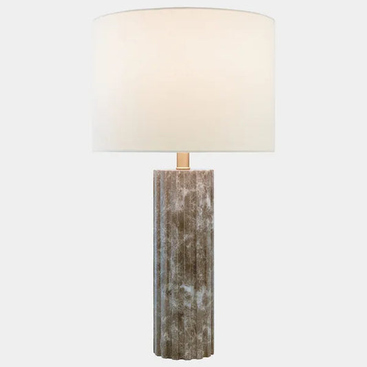 Grooved Lamp, Gray