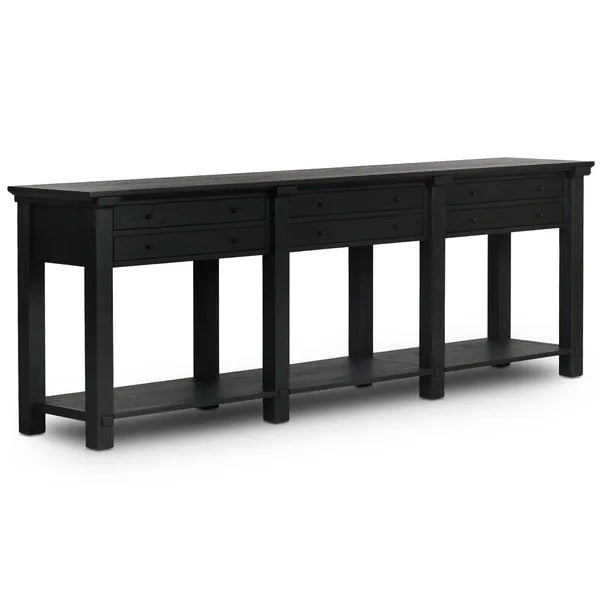 Gardendale Console Table, Stained Black by Four Hands