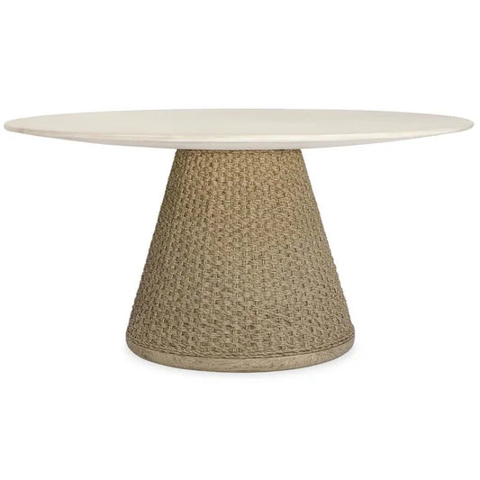 Cardoso Outdoor Dining Table, Cream