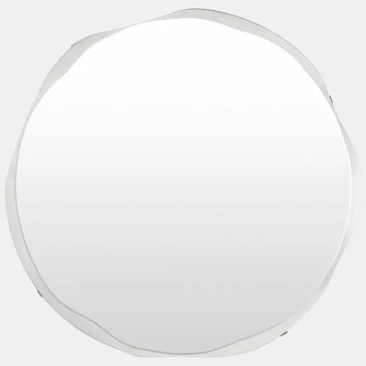 Bean Round Bevel Mirror, Frameless