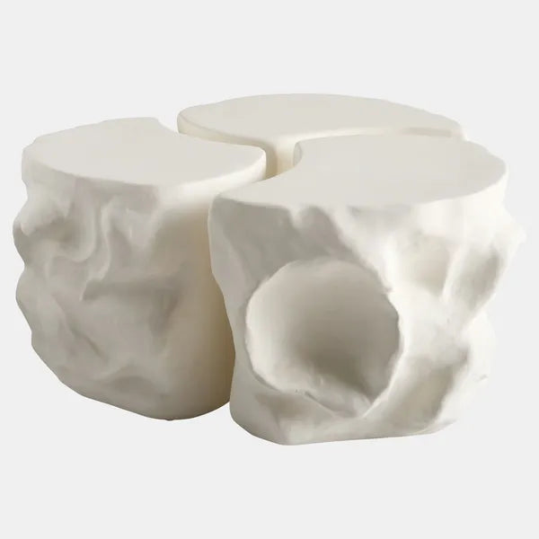 Coral Cocktail Table, White