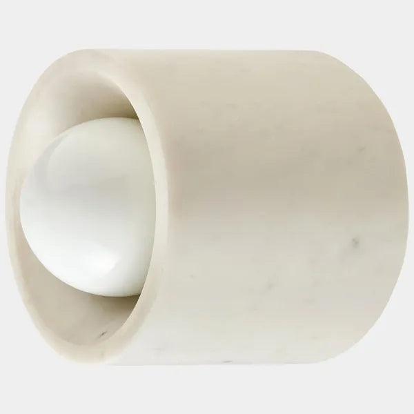 Nano Stone Sconce, White