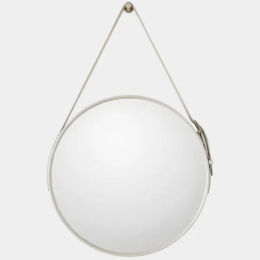 Saddle Mirror, Silver